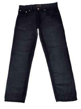 NUDIE JEANS Men’s Gritty Jackson Dry Black YD *READ* Altered To 31x27.5 Short